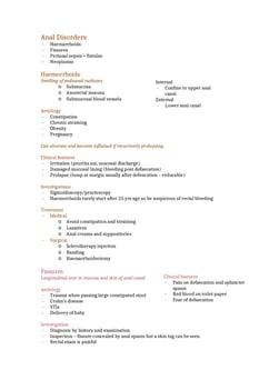 General and Vascular Surgery Notes